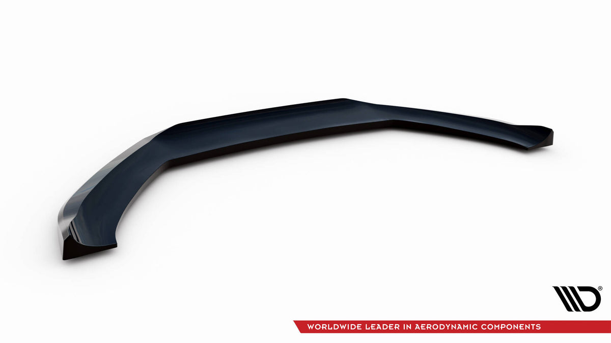 Street+ Spoilerlippe Front Ansatz V.4 passend für Audi S5 / A5 S-Line 8T Facelift schwarz Hochglanz – Ansicht 6