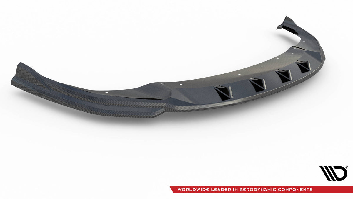 Prepreg Carbon Fiber Street+ Spoilerlippe Front Ansatz passend für BMW 1er M-Paket / M135i / 128ti F40 – Ansicht 6