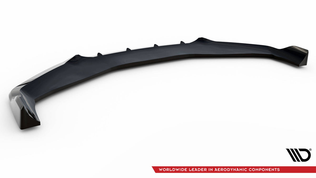 Street+ Spoilerlippe Front Ansatz V.2 passend für BMW 7 M-Paket / M760e / i7 M-Paket G70   schwarz Hochglanz – Ansicht 6