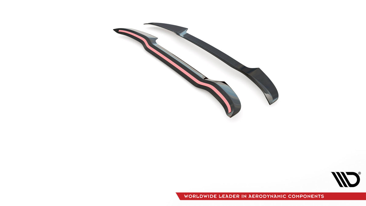 Heckspoiler Lippe V.1 Peugeot 208 Mk2 schwarz Hochglanz – Ansicht 6