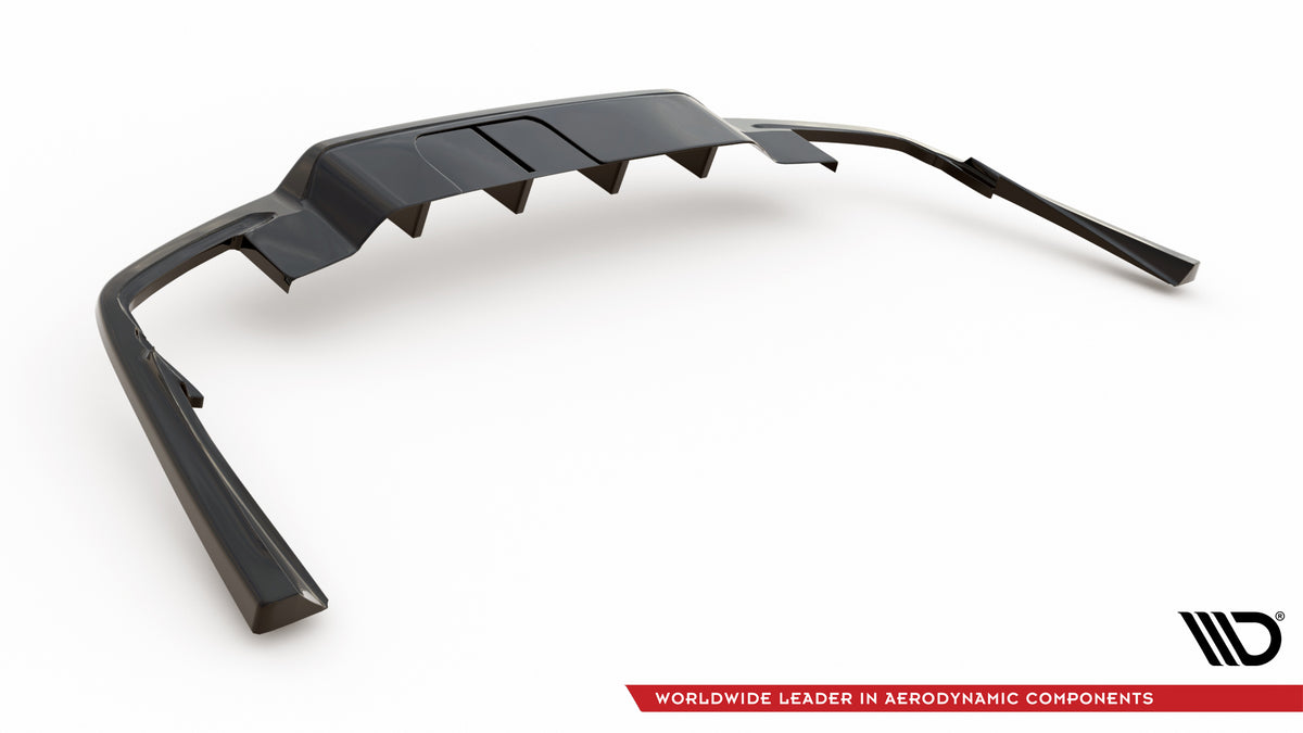 Street+ Mittlerer Diffusor RACE passend für Volvo S60/V60 R-Design Mk3 schwarz Hochglanz – Ansicht 5