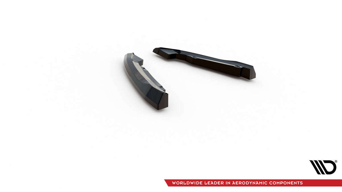 Heck Ansatz Flaps Diffusor V.1 passend für Ford Edge Mk2 schwarz Hochglanz – Ansicht 6