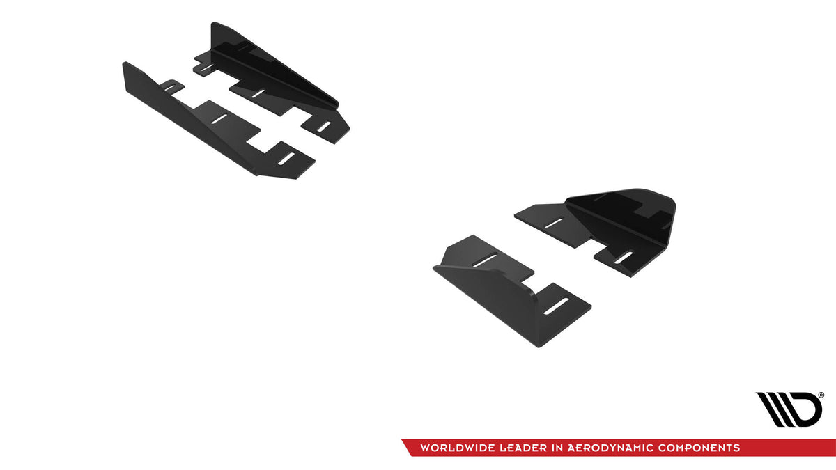 Seitenschweller Flaps passend für VW Polo GTI Mk6 Facelift schwarz Hochglanz – Ansicht 5