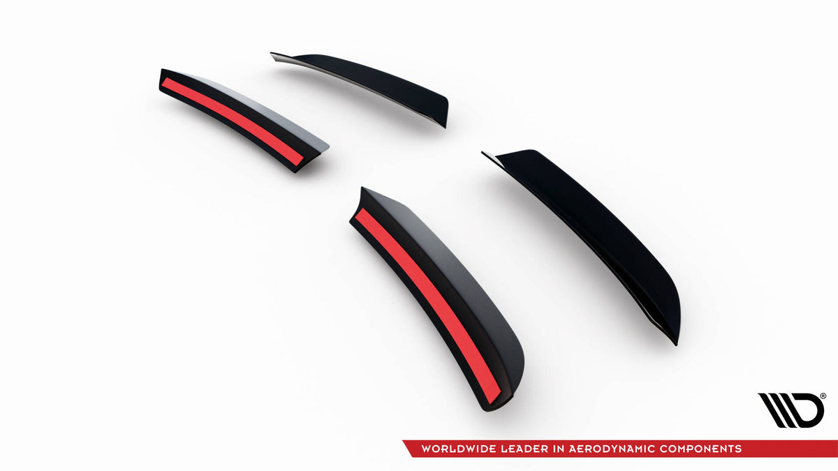 Heckspoiler Lippe Ford Transit Connect Mk2 Facelift schwarz Hochglanz – Ansicht 6
