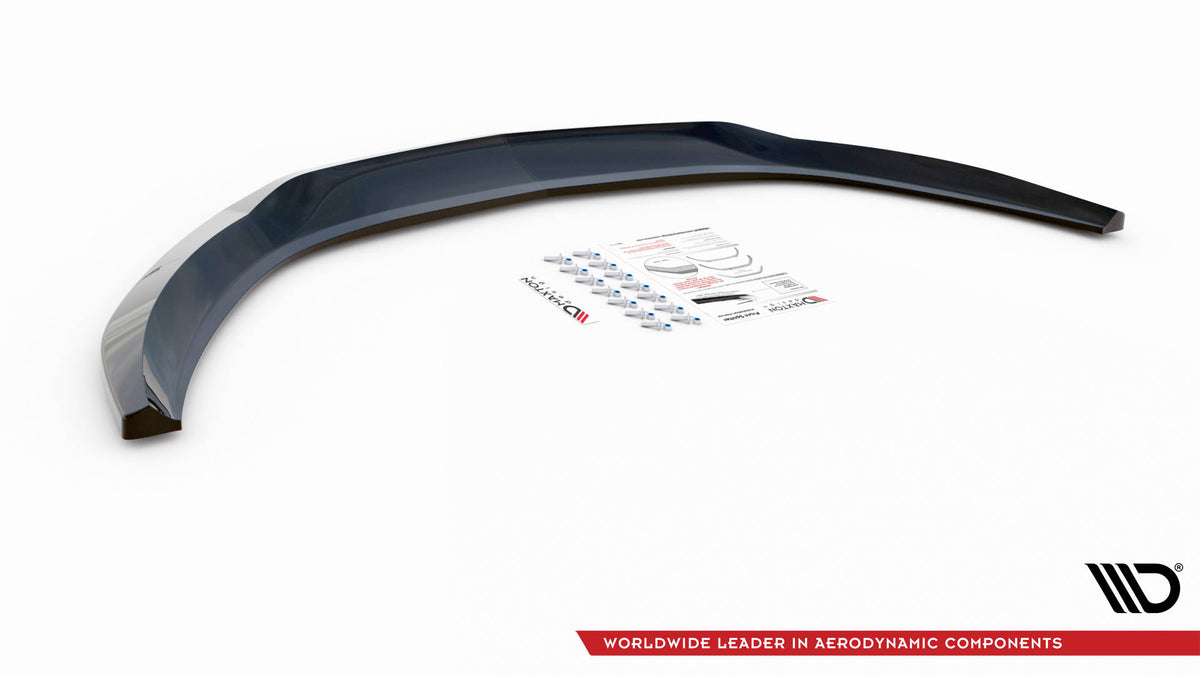 Street+ Spoilerlippe Front Ansatz V.2 passend für Opel Astra GTC OPC-Line J schwarz Hochglanz – Ansicht 6