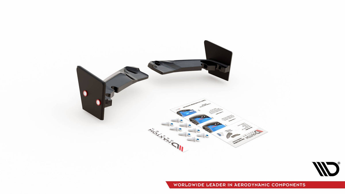 Heck Ansatz Flaps Diffusor + Flaps passend für V.4 Toyota GR Yaris Mk4 – Ansicht 7