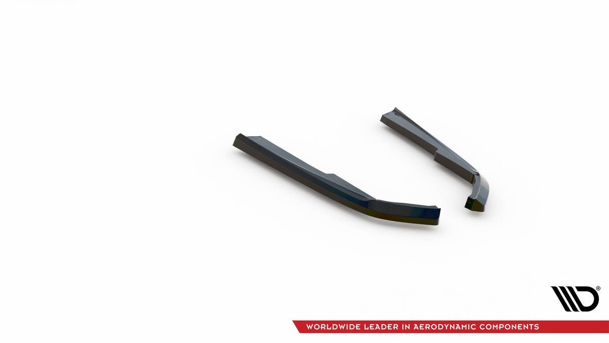 Heck Ansatz Flaps Diffusor passend für BMW M-Paket G20 / G21 Facelift schwarz Hochglanz – Ansicht 5