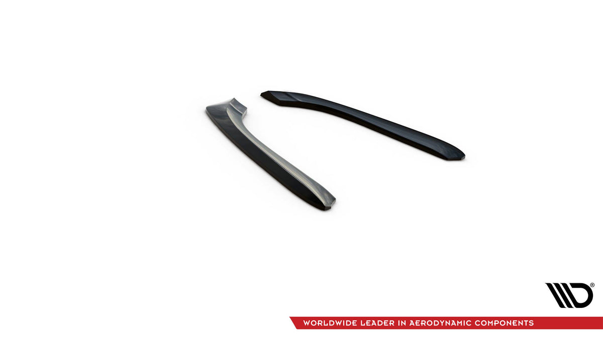 Heck Ansatz Flaps Diffusor passend für AUDI A4 B7 schwarz Hochglanz – Ansicht 5
