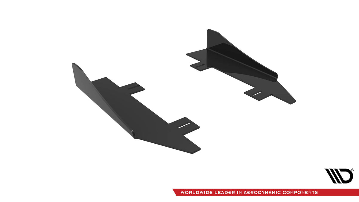 Side Flaps Mercedes-Benz A 45 AMG W176 Facelift schwarz Hochglanz – Ansicht 9