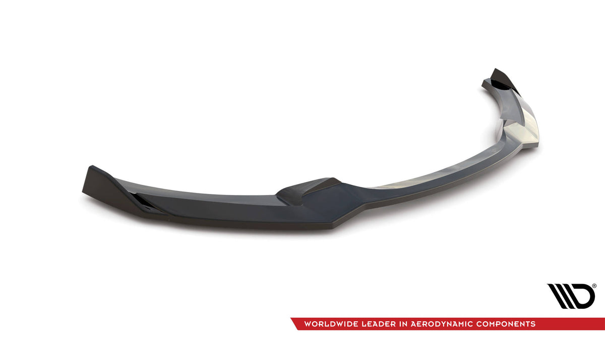Street+ Spoilerlippe Front Ansatz V.1 passend für BMW 2 M-Paket F22 schwarz Hochglanz – Ansicht 5