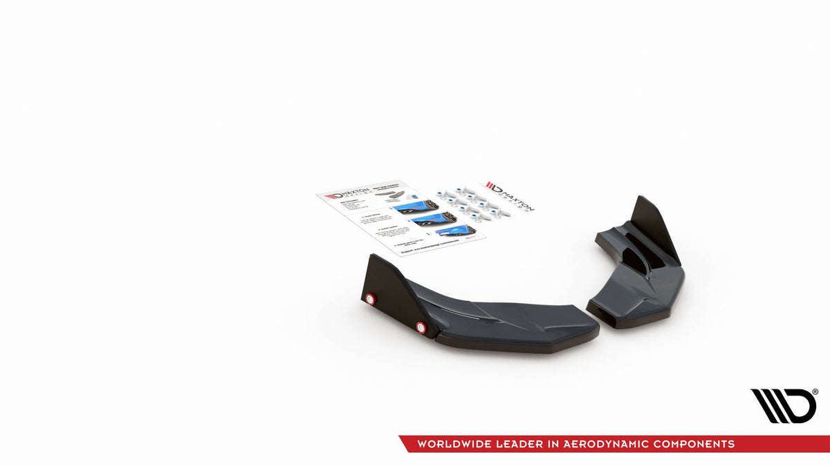 Heck Ansatz Flaps Diffusor V.7 + Flaps passend für Hyundai I30 N Mk3 Hatchback – Ansicht 6
