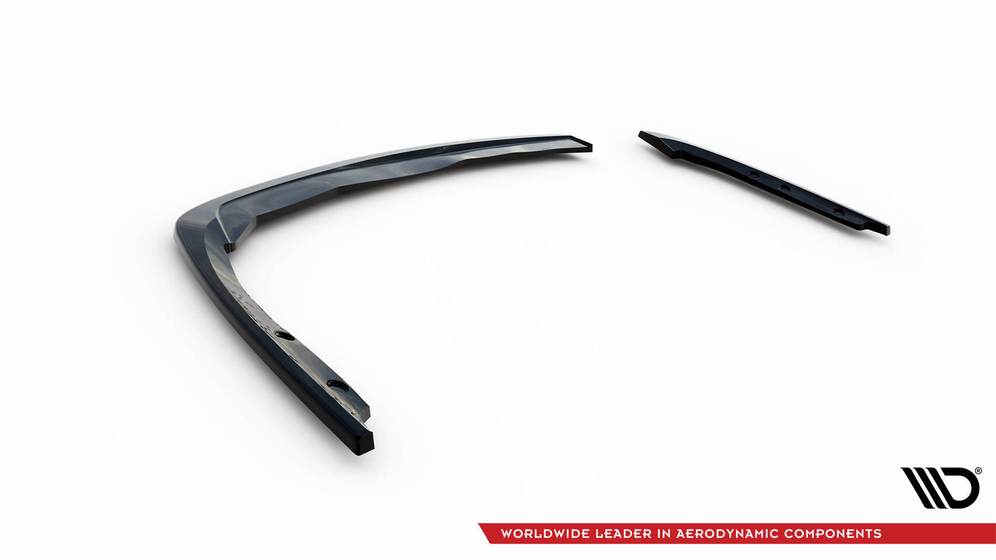 Heck Ansatz Flaps Diffusor passend für BMW 3er Touring E91 schwarz Hochglanz – Ansicht 6