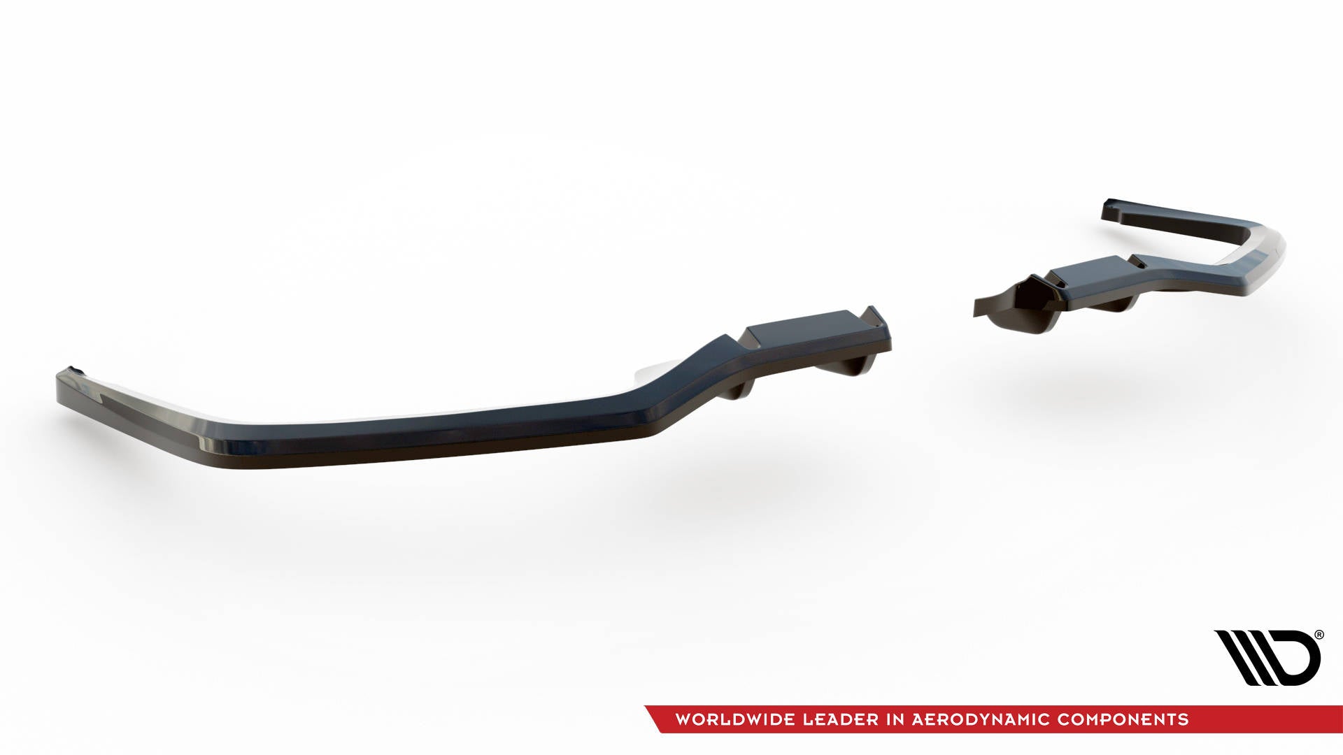 Heckansatz V.1 (mit einem vertikalem balken) Honda Civic Sport Mk 10 Facelift schwarz Hochglanz – Ansicht 5