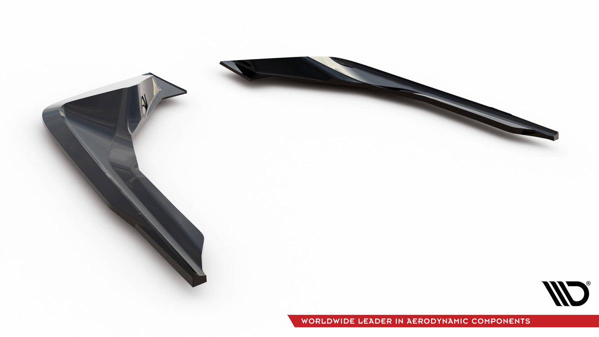 Heck Ansatz Flaps Diffusor passend für BMW M2 M-Performance G87 schwarz Hochglanz – Ansicht 6