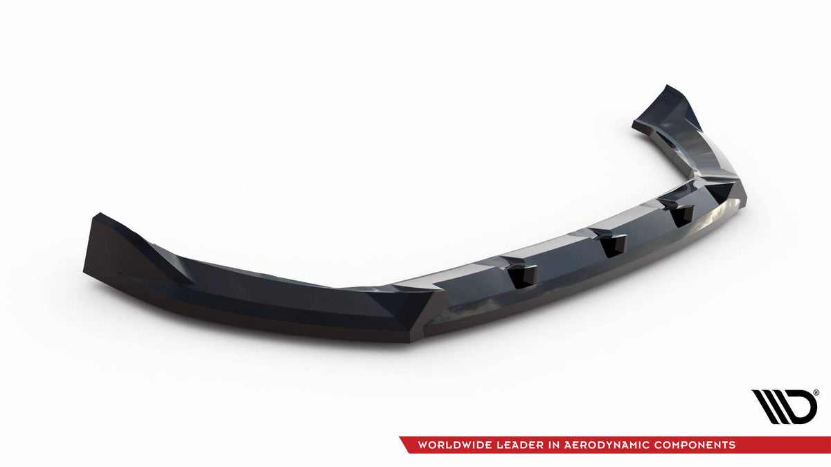 Street+ Spoilerlippe Front Ansatz passend für Seat Arona FR Mk1 schwarz Hochglanz – Ansicht 5