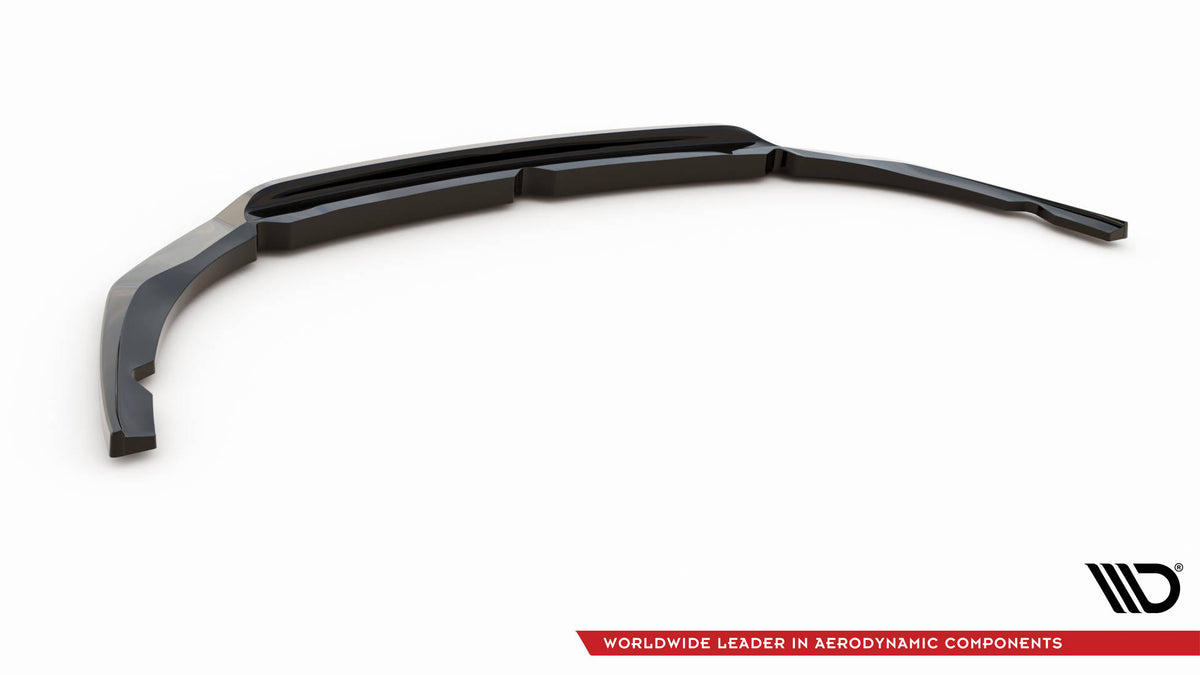 Street+ Spoilerlippe Front Ansatz V.1 passend für Kia Optima Mk4 Facelift schwarz Hochglanz – Ansicht 6