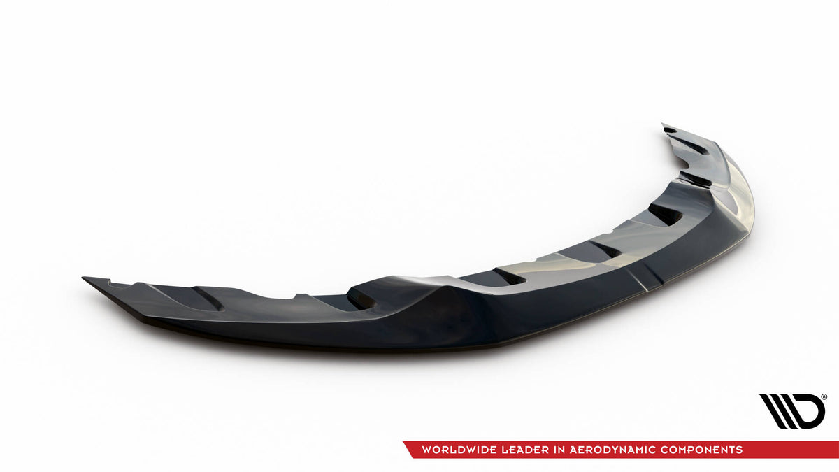 Street+ Spoilerlippe Front Ansatz V.2 passend für BMW 4er Coupe / Gran Coupe / Cabrio M-Paket F32 / F36 / F33 schwarz Hochglanz – Ansicht 7