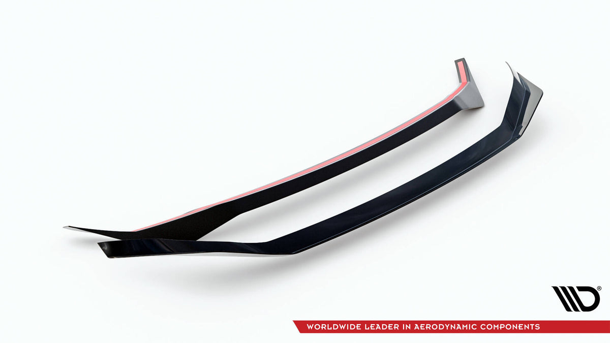 Heckspoiler Lippe Honda Civic Limousine Mk10 / Mk10 Facelift schwarz Hochglanz – Ansicht 6