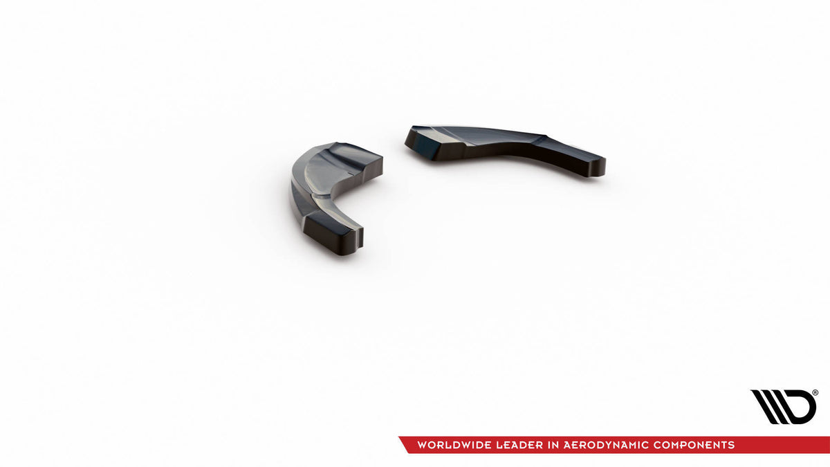 Heck Ansatz Flaps Diffusor V.1 passend für Hyundai Kona Mk1 schwarz Hochglanz – Ansicht 6