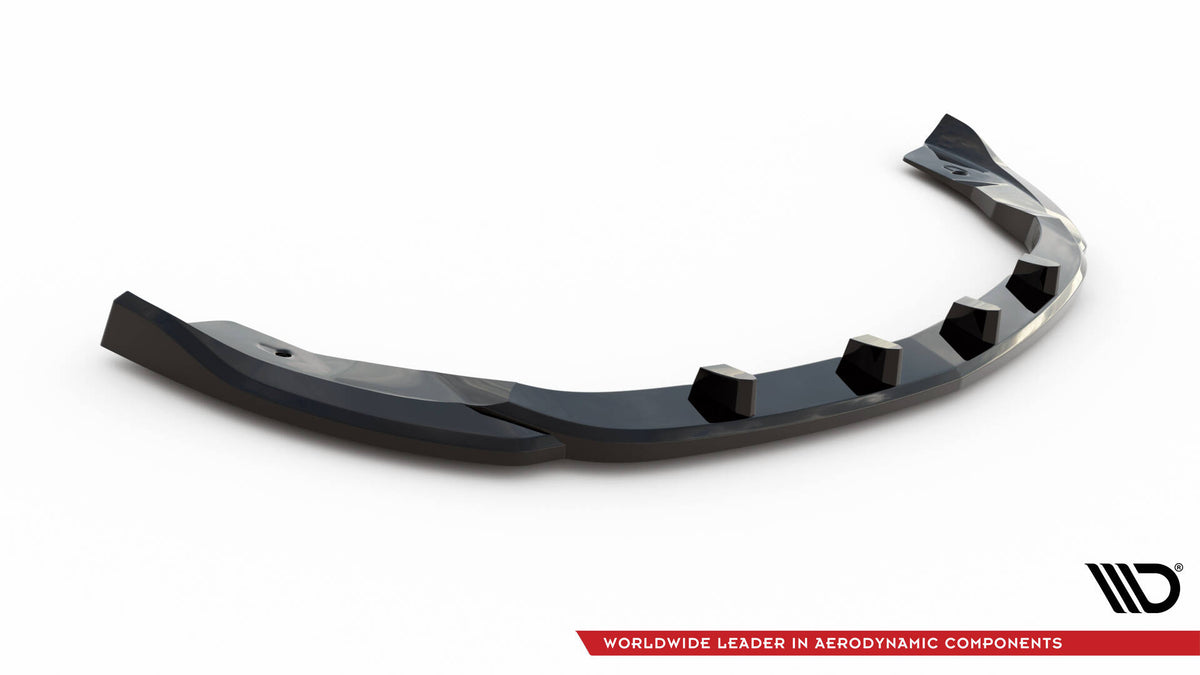 Street+ Spoilerlippe Front Ansatz passend für Mercedes-Benz Citan W415 schwarz Hochglanz – Ansicht 5
