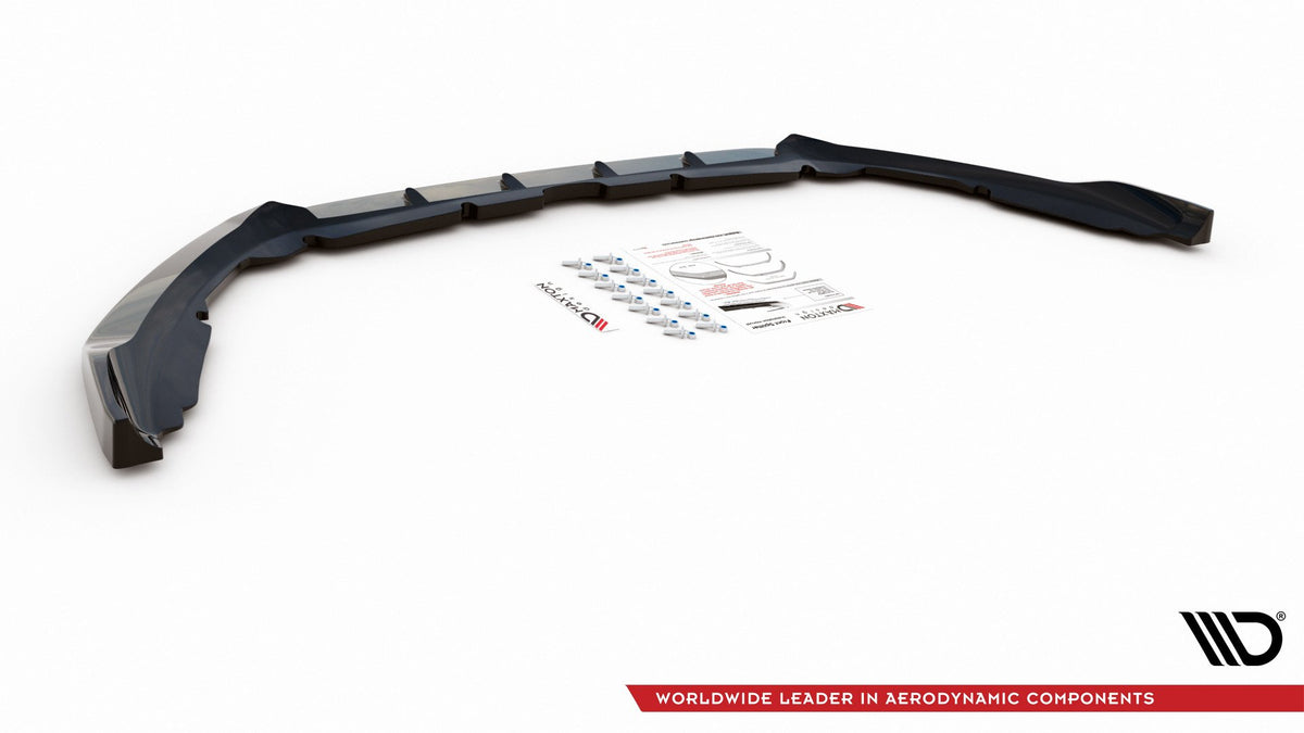 Street+ Spoilerlippe Front Ansatz passend für Ford Mondeo Mk5 Facelift  schwarz Hochglanz – Ansicht 8