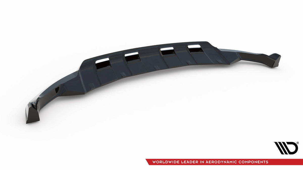 Street+ Spoilerlippe Front Ansatz passend für Ford Explorer XLT Mk6 schwarz Hochglanz – Ansicht 6