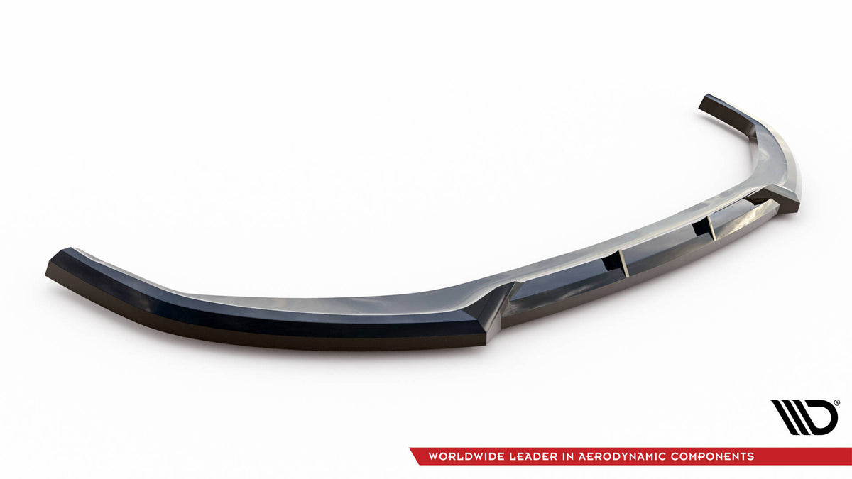 Street+ Spoilerlippe Front Ansatz V.1 passend für Mazda CX-60 Mk1 schwarz Hochglanz – Ansicht 5