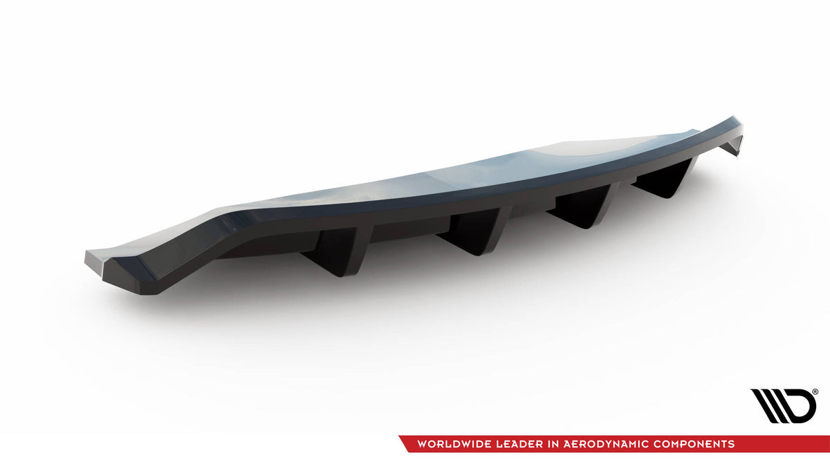 Street+ Mittlerer Diffusor RACE passend für V.1 BMW Z4 M-Paket E89 Facelift schwarz Hochglanz – Ansicht 6