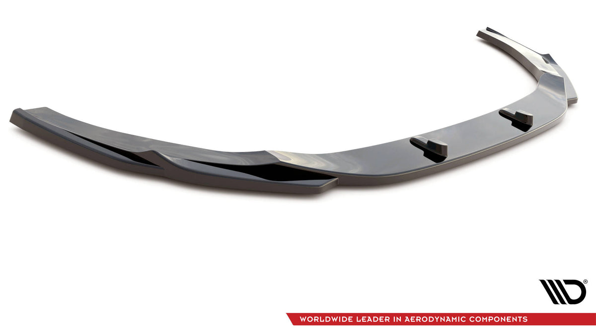 Street+ Spoilerlippe Front Ansatz V.3 passend für Audi RS5 F5 Facelift schwarz Hochglanz – Ansicht 5