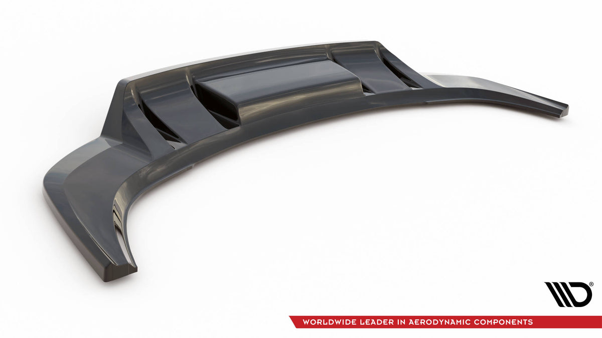 Street+ Mittlerer Diffusor RACE passend für Audi Q3 S-Line SUV F3 schwarz Hochglanz – Ansicht 5