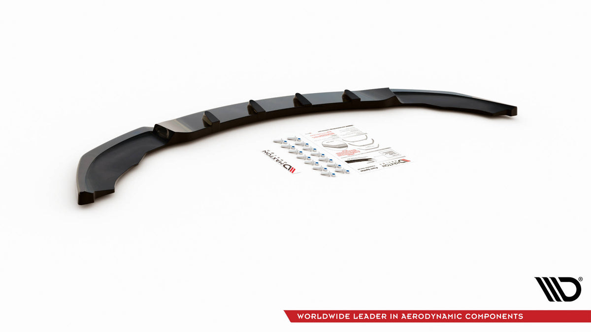 Street+ Spoilerlippe Front Ansatz V.2 passend für BMW 3er Coupe M-Paket E46 schwarz Hochglanz – Ansicht 6