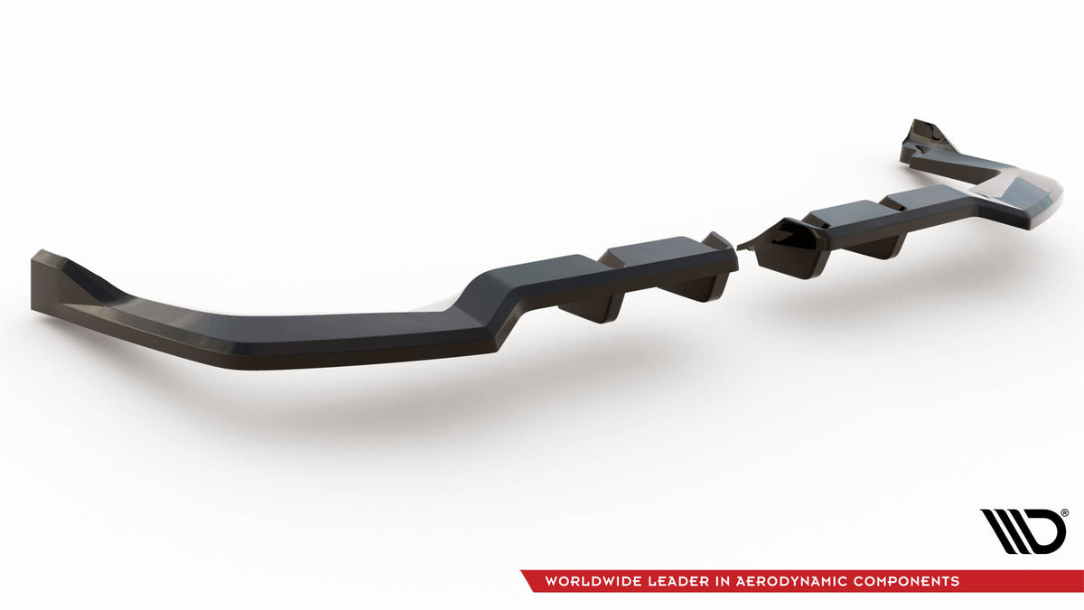 Street+ Mittlerer Diffusor RACE V.2 passend für Honda Civic Type-R Mk 11 schwarz Hochglanz – Ansicht 6