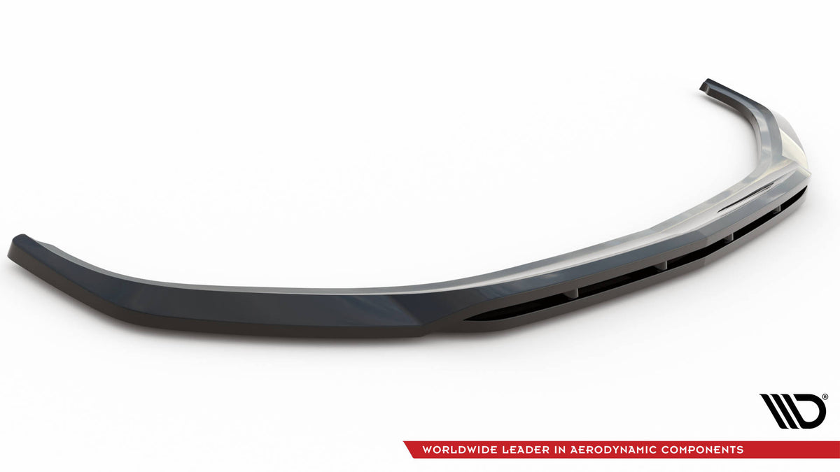 Street+ Spoilerlippe Front Ansatz passend für Bentley Continental GT Coupe Mk3 schwarz Hochglanz – Ansicht 6