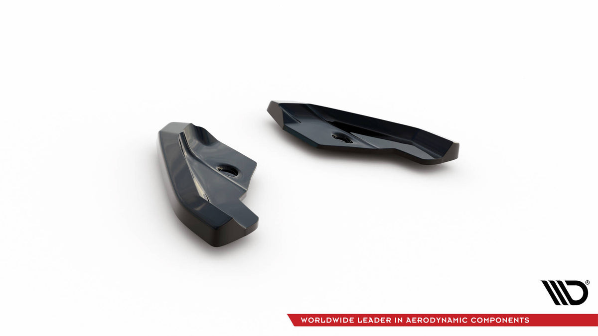 Heck Ansatz Flaps Diffusor V.1 passend für Seat Leon Hatchback Mk3 Facelift schwarz Hochglanz – Ansicht 5