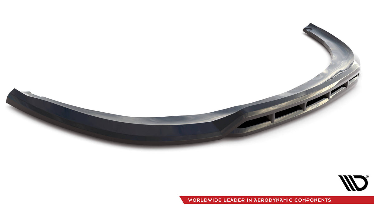 Street+ Spoilerlippe Front Ansatz passend für Chrysler Pacifica Mk2 schwarz Hochglanz – Ansicht 4
