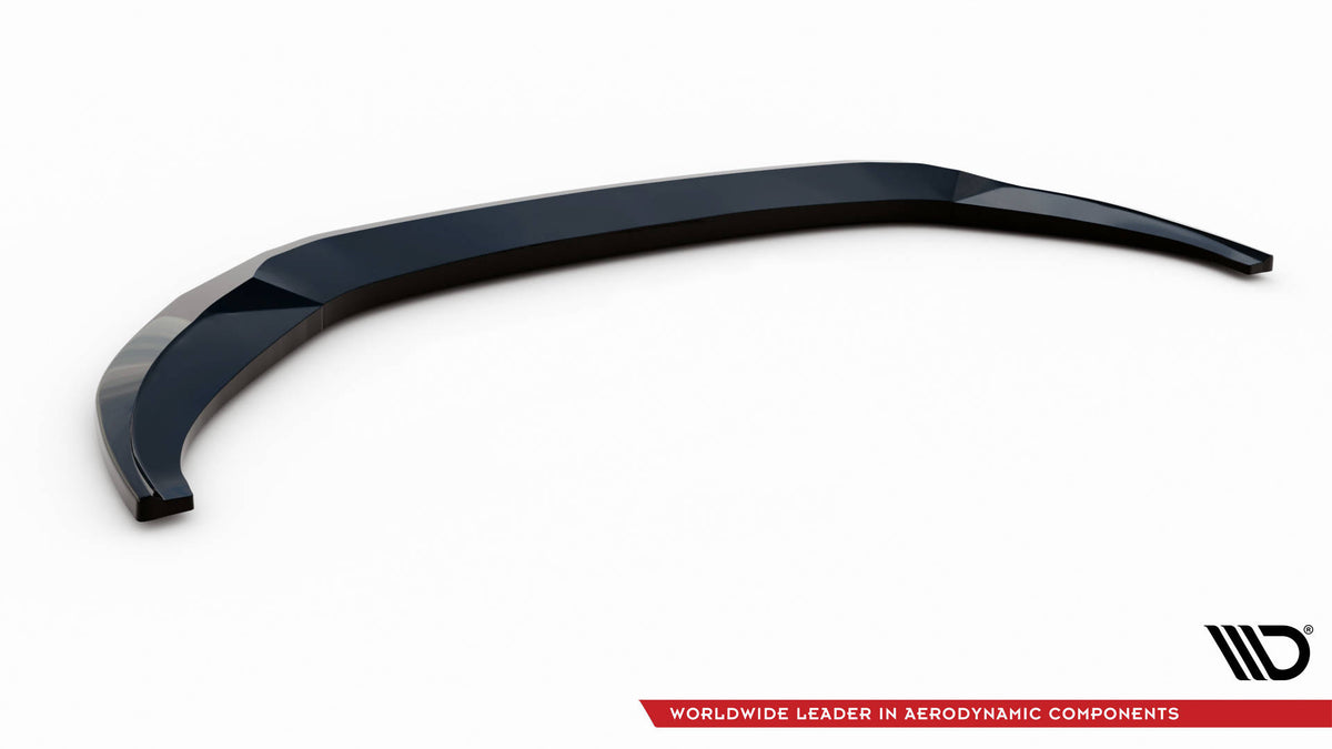 Street+ Spoilerlippe Front Ansatz V.3 passend für Audi A6 C8 schwarz Hochglanz – Ansicht 7