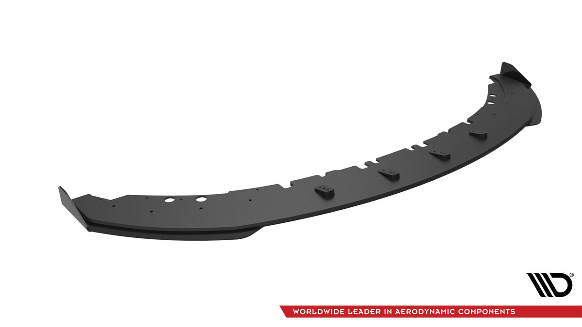 Street Pro Street+ Spoilerlippe Front Ansatz + Flaps passend für BMW 4er Coupe / Gran Coupe / Cabrio M-Paket F32 / F36 / F33  schwarz Hochglanz – Ansicht 5