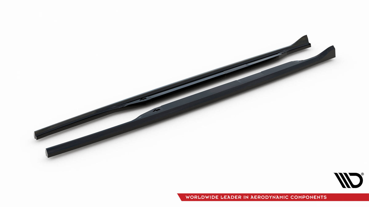 Street+ Seitenschweller Leisten passend für Land Rover Range Rover Evoque HSE Dynamic Mk1 Facelift schwarz Hochglanz – Ansicht 5