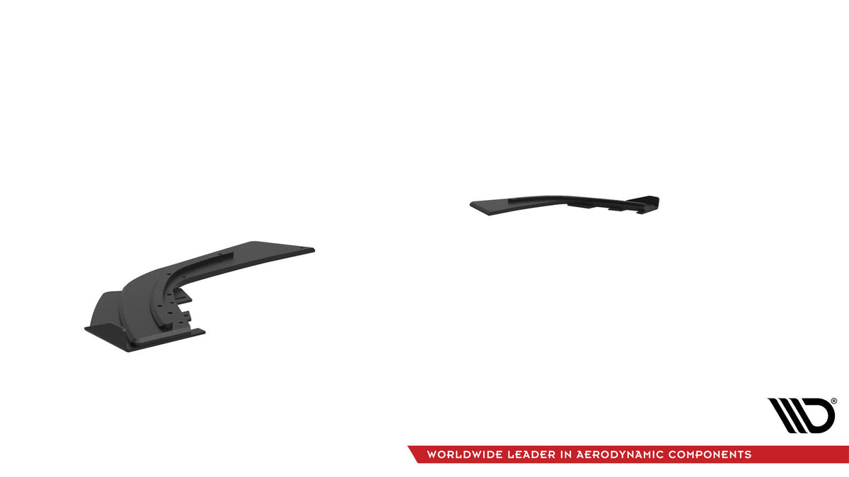 Street Pro Heck Ansatz Flaps Diffusor + Flaps passend für Mercedes-AMG A35 Hatchback W177 schwarz Hochglanz – Ansicht 6