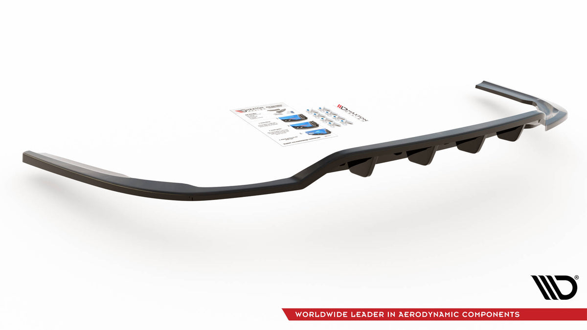 Street+ Mittlerer Diffusor RACE passend für Dodge Charger RT Mk7 Facelift schwarz Hochglanz – Ansicht 5