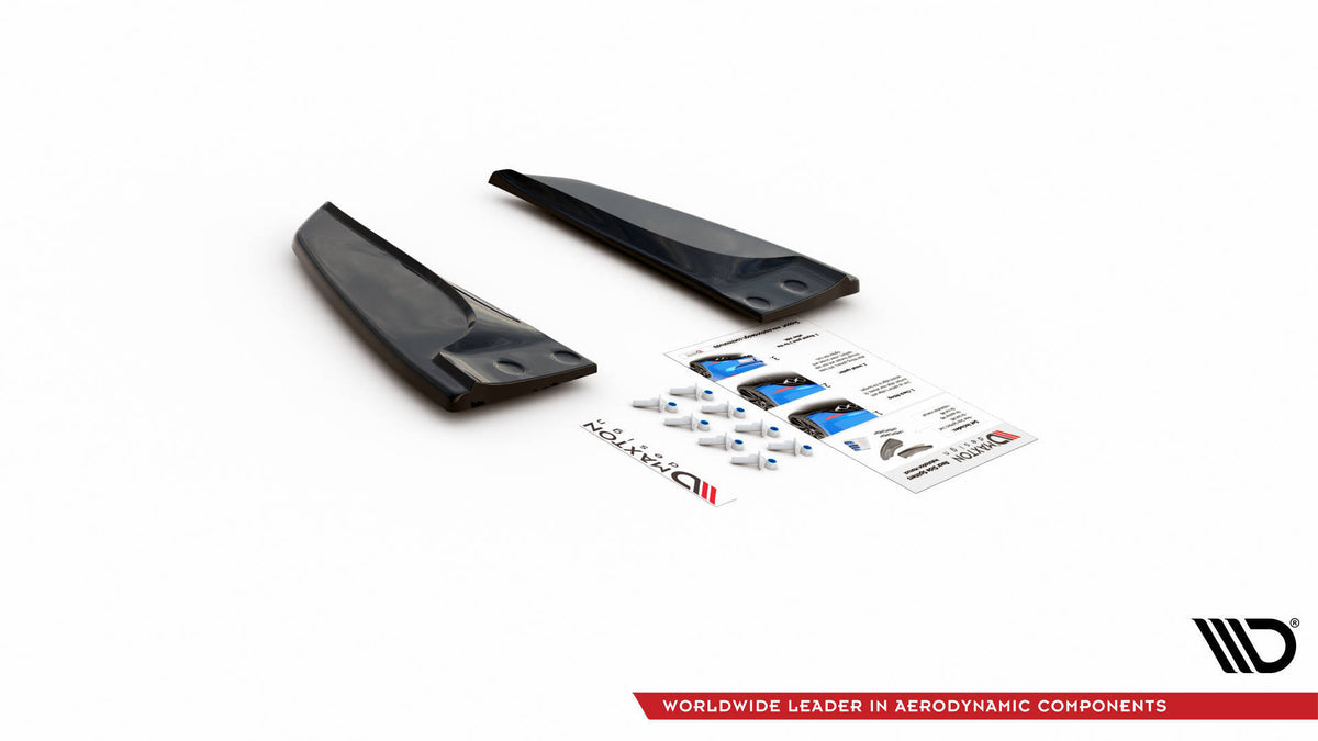 Heck Ansatz Flaps Diffusor passend für Tesla Model S Facelift schwarz Hochglanz – Ansicht 6