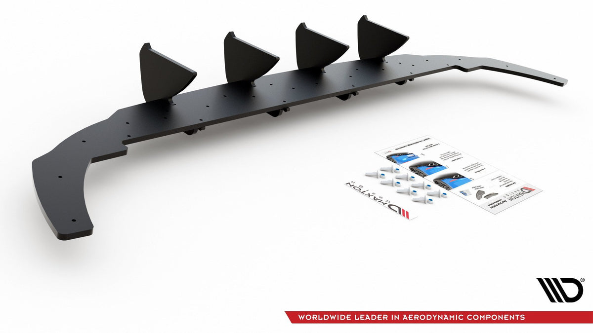 Robuste Racing Heckschürze V.1 passend für VW Golf Hatchback Mk8 / Mk8 Facelift – Ansicht 7