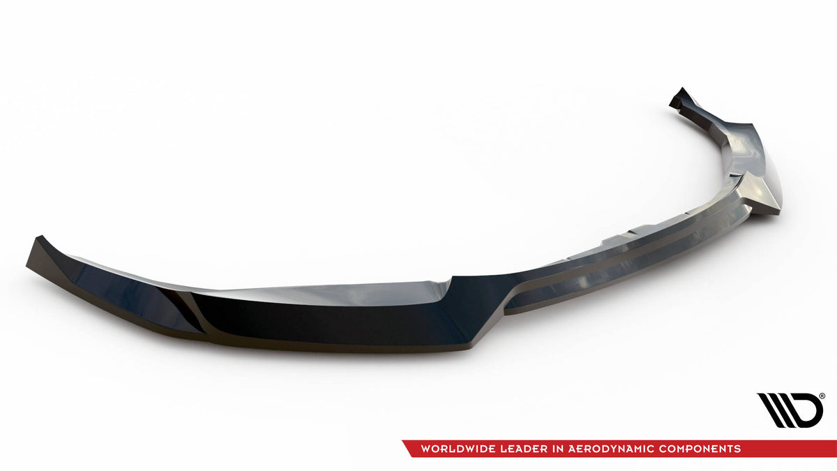 Street+ Spoilerlippe Front Ansatz V.1 passend für BMW M2 G87 schwarz Hochglanz – Ansicht 5