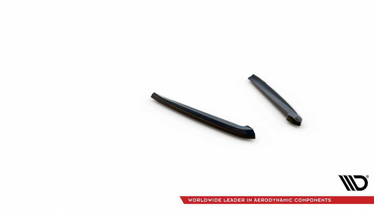 Heck Ansatz Flaps Diffusor passend für Porsche Panamera / Panamera Diesel 970 schwarz Hochglanz – Ansicht 4