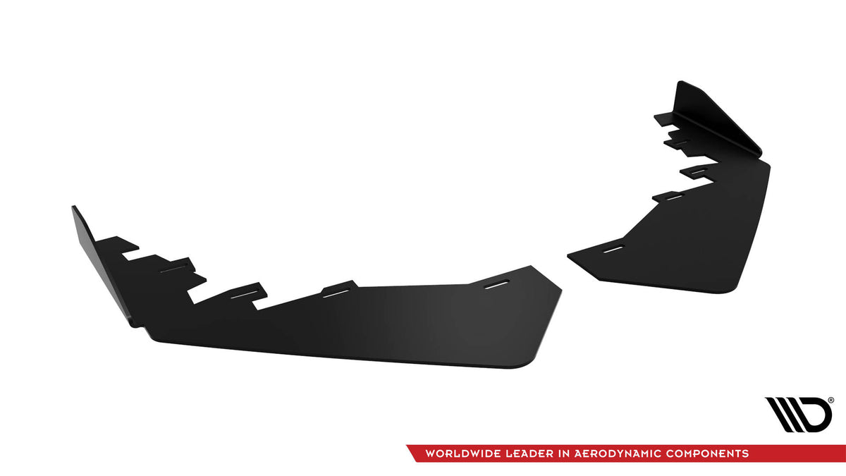 Front Stoßstange Flaps passend für BMW 2 Coupe G42 schwarz Hochglanz – Ansicht 6