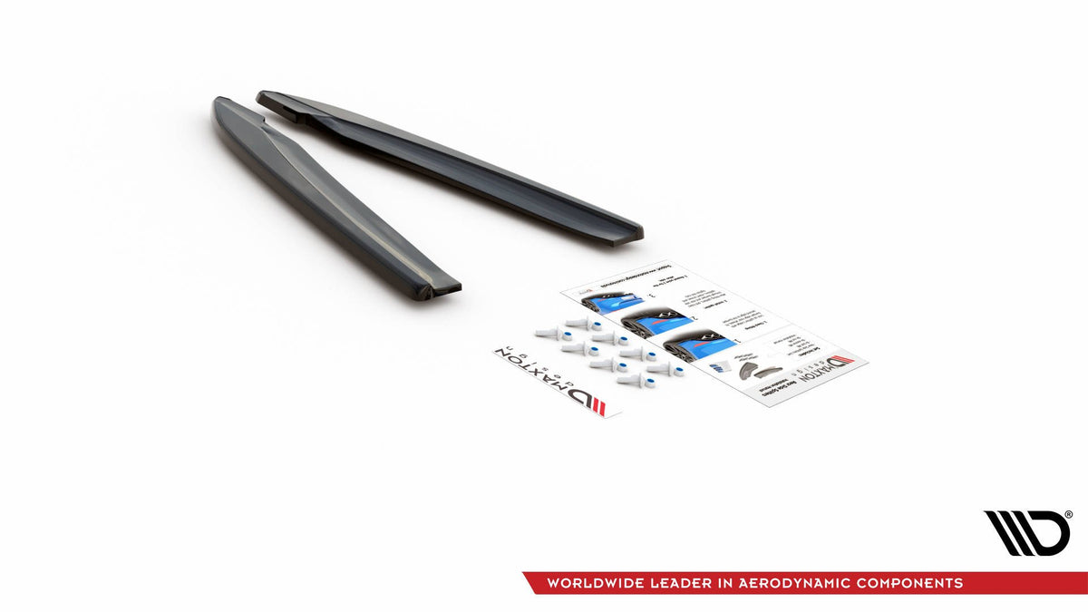 Heck Ansatz Flaps Diffusor V.2 passend für Audi S8 D4 Facelift schwarz Hochglanz – Ansicht 8