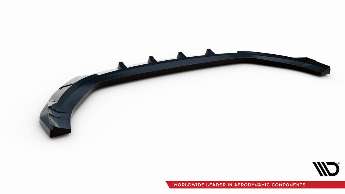 Street+ Spoilerlippe Front Ansatz V.2 passend für Hyundai Kona N Mk1 schwarz Hochglanz – Ansicht 6