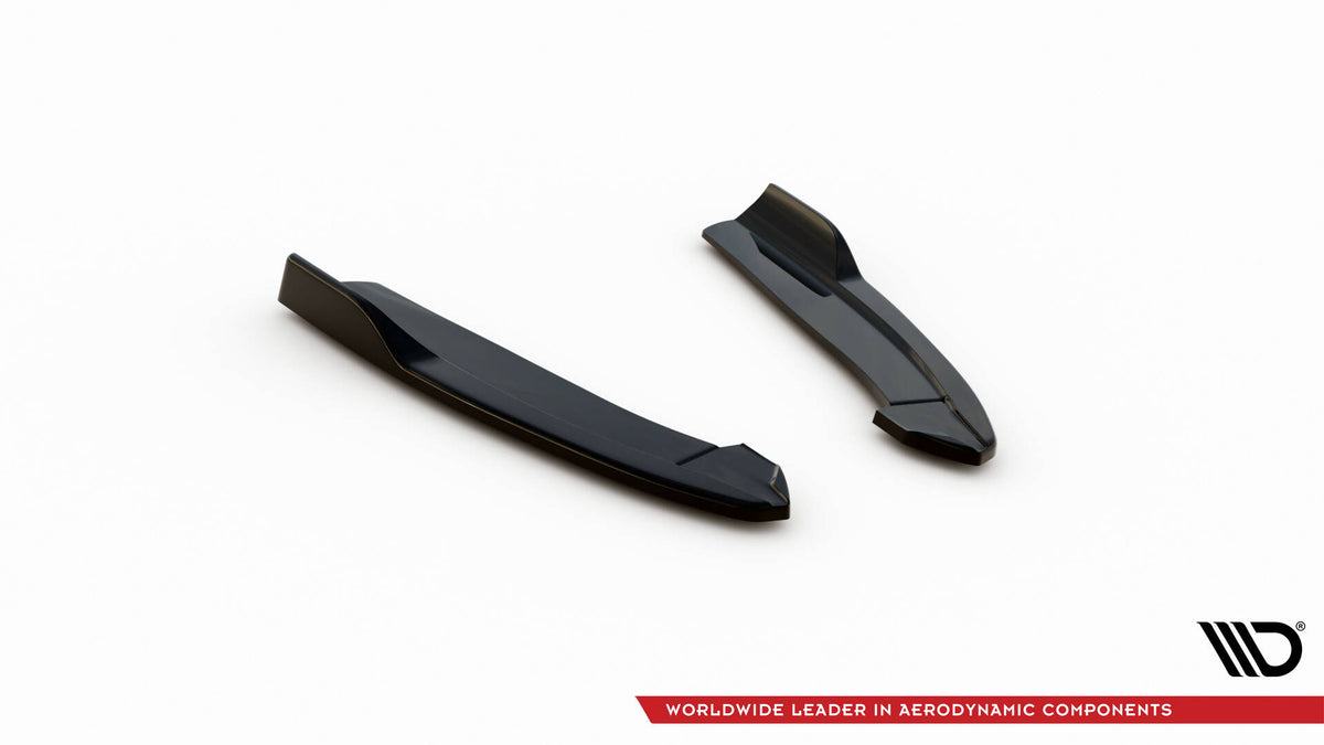 Heck Ansatz Flaps Diffusor V.8 passend für Ford Focus Kombi ST Mk4 schwarz Hochglanz – Ansicht 5