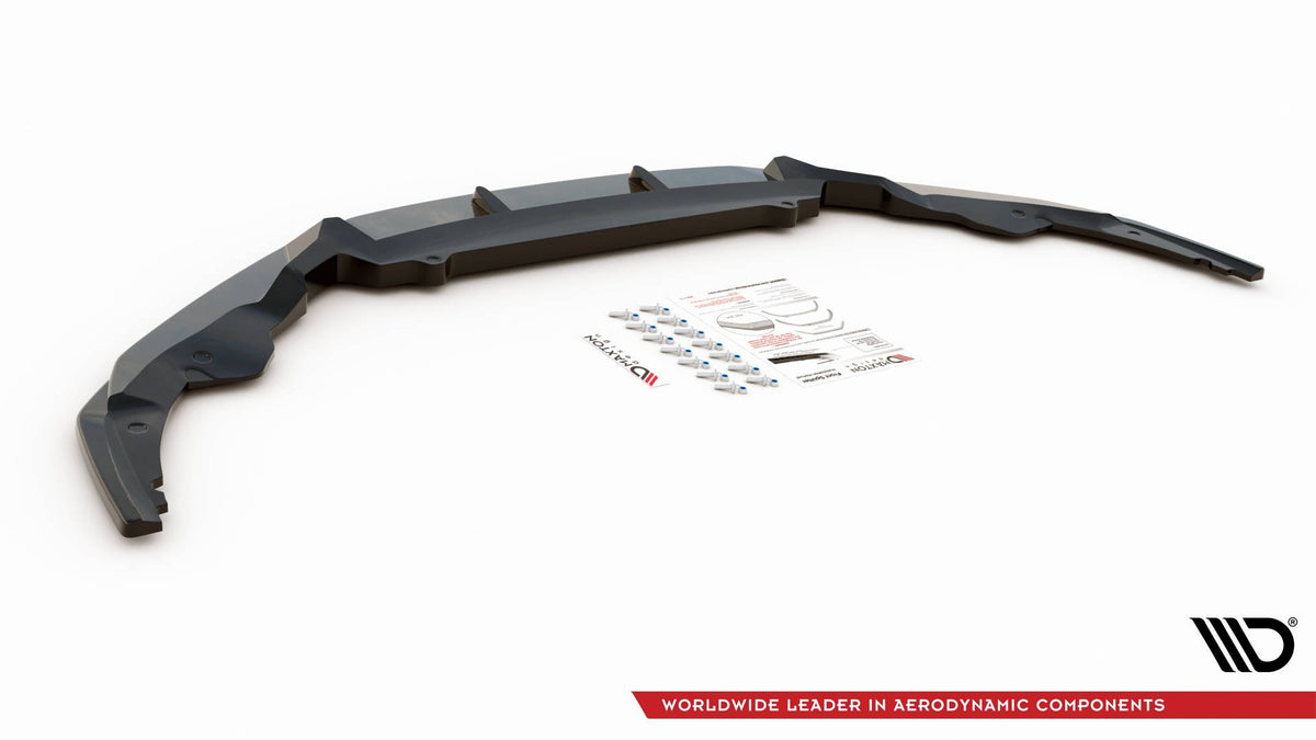 Street+ Spoilerlippe Front Ansatz V.1 passend für Audi R8 Mk2 Facelift schwarz Hochglanz – Ansicht 7