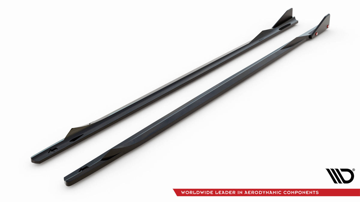 Street+ Seitenschweller Leisten V.2 passend für + Flaps passend für BMW 2 Coupe M-Paket / M240i G42 – Ansicht 6